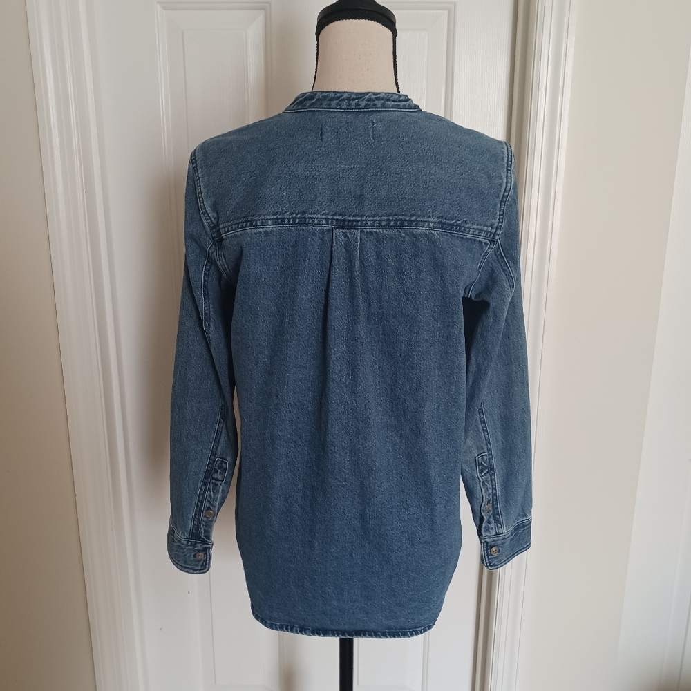 Madewell Demi Banded Collar Shirt Jacket - Picture 6 of 12
